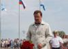 Дмитрий Азаров в День ВМФ вместе с земляками почтил память защитников Отечества